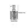 Luxury Bathroom Soap Dispenser Reusable Hand Pump Dispenser Bottle Transparent Shower Gel Empty Bottle Liquid Container