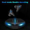 Auricolari da gioco K55 a bassa latenza, trasmissione stabile, design ergonomico, auricolari da gioco wireless compatibili con Bluetooth per l'intrattenimento