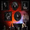 ZOIIWA 10 PCS Halloween 3D Changing Face Moving Picture Gothic Mansion Portrait Horror Scary Pictures Portraits Posters for Party House Castle Wall