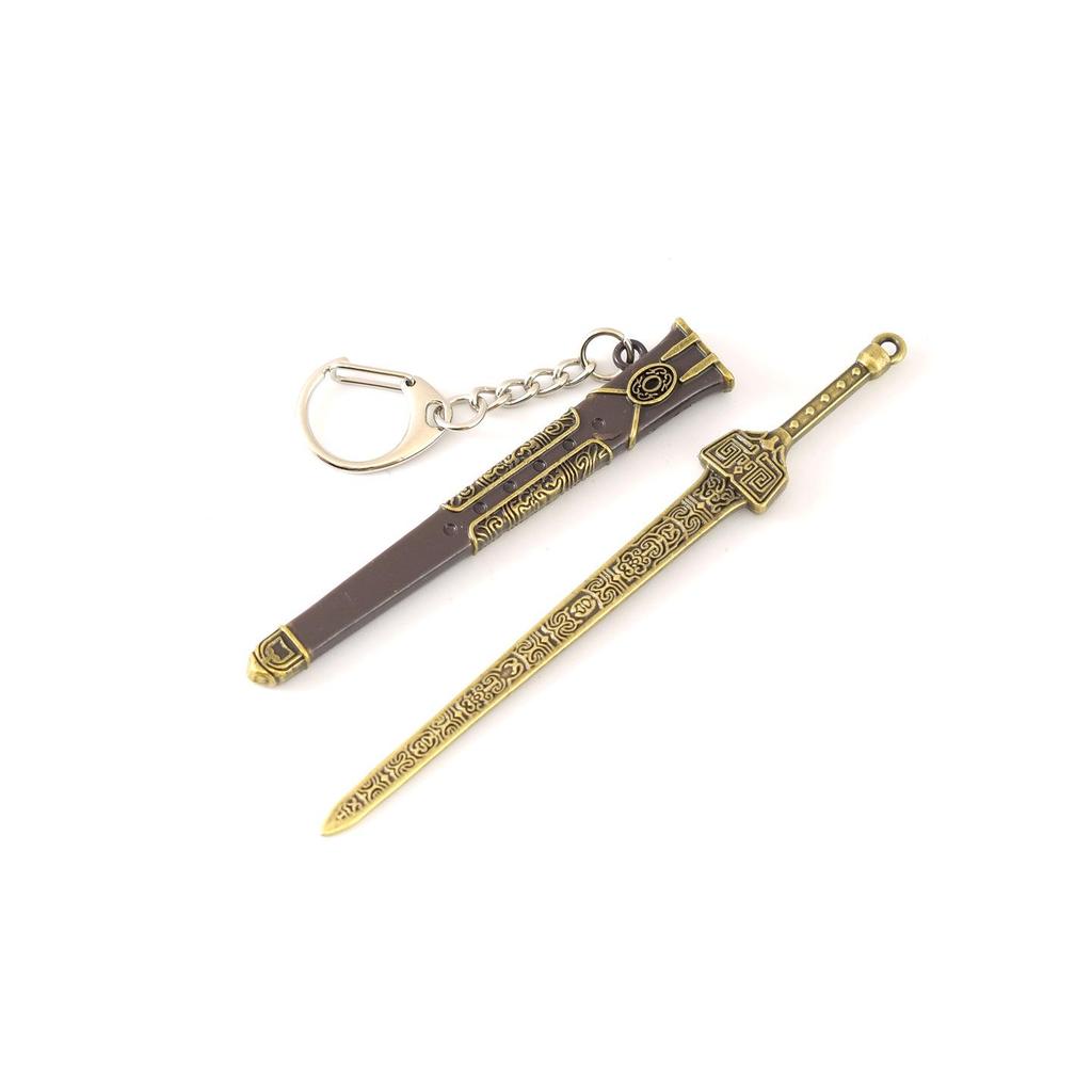 Xuanyuan Sword 12cm Miniature Metal Model Toy - Ancient Cold Weapon Replica (Unsharpened)
