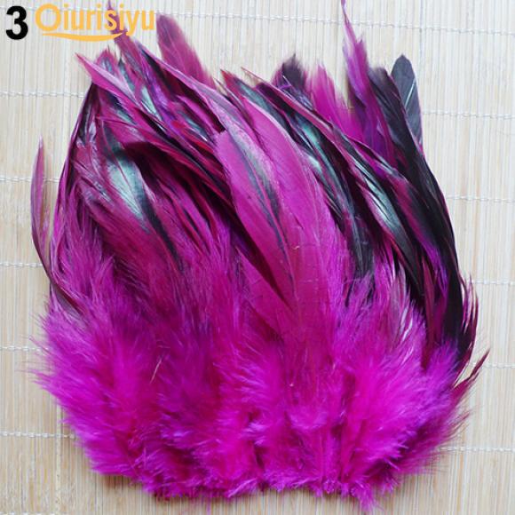 Wholesale 50PCS beautiful pheasant tail /& peacock feathers 13-20cm