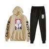 Chainsaw Man Couples Hoodie Sweatpants Set Long Sleeve Casual Outfit Men Women