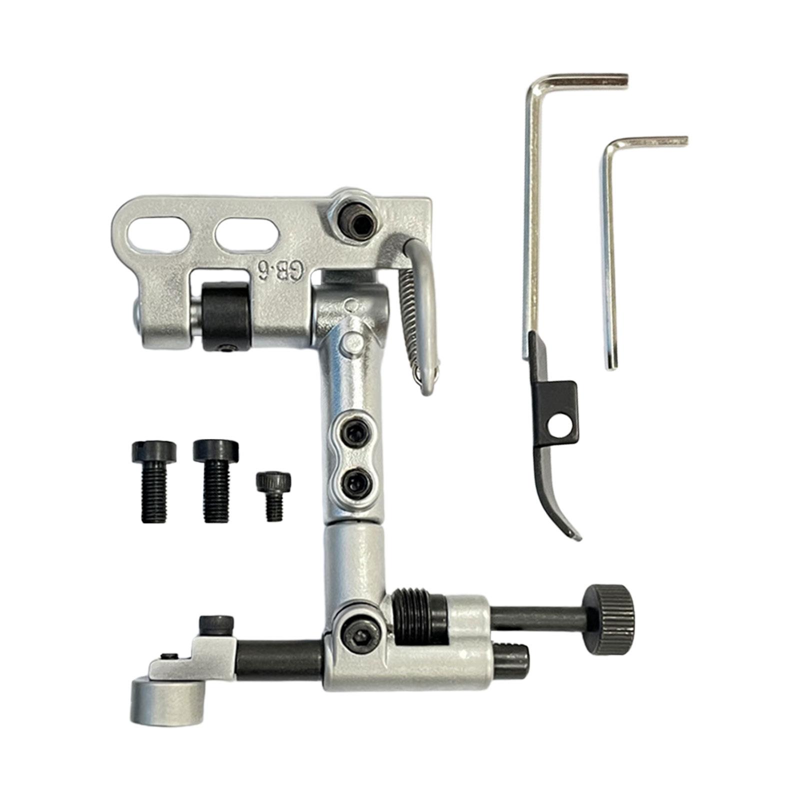 

Suspended Edge Guide Adjustable Sewing Tool Margin Guide Kit Steel Accessory for Industrial Sewing Machines серебряный