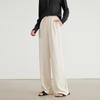 Women's Elastic Waist Wide-Leg Casual Trousers