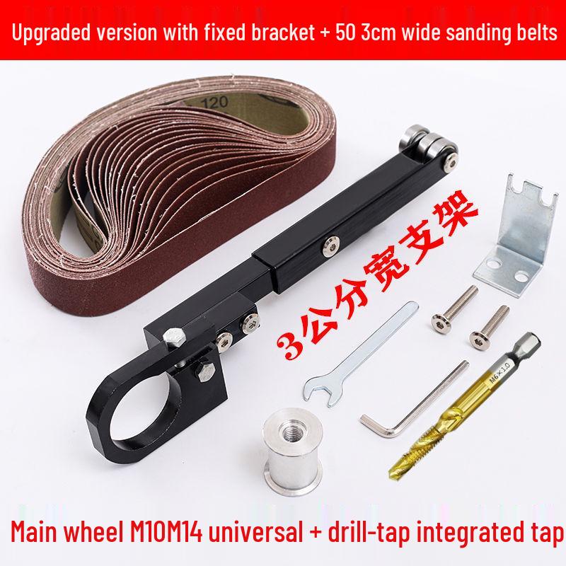 Type 100/125 Angle Grinder Conversion to Belt Sander - Woodworking Mini Belt Sander