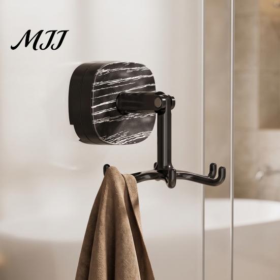 Strong Suction Cup Hangers Swivel Hook, 360 Degree Rotation And Telescopic Design No Drill Wall Vacuum Hook for Kitchen Bathroom Accessory Hooks