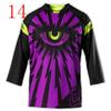 Mens Cycling Jersey Short Sleeve Quick Dry Breathable Mountain Bike Riding Top Sportswear
