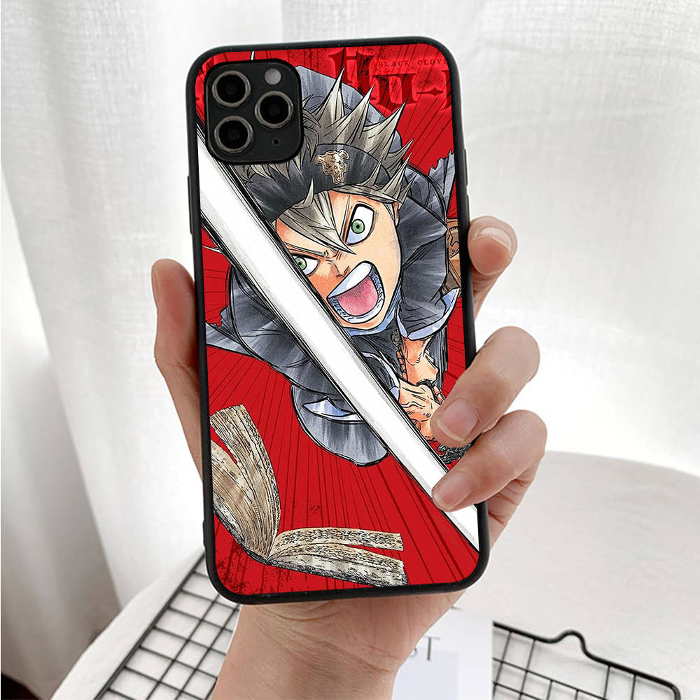 Case for OPPO Reno 8 6 5 Pro Find X3 A17 A3 A31 A38 A40 A53 A54 A55 A74 A76 A78 A77 A80 A94 A95 A96 Lite Black Sofe Cover WI79 Black Clover