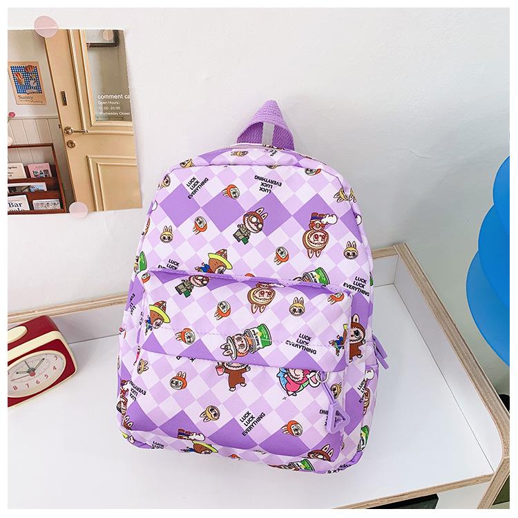 School bag Labub new bag size class preschool baby school bag casual cute men's and women's school bags