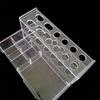 Dental Transparent Acrylic Box Dentistry Adhesive Resin Applicator Dispenser Organizer Holder For Composite Syringes Large Case