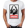 Herren T-Shirts The The Big Lebowski The Dude Abide Walter The Jesus Kunstvoll Großartig Kunstwerk Gedrucktes T-Shirt