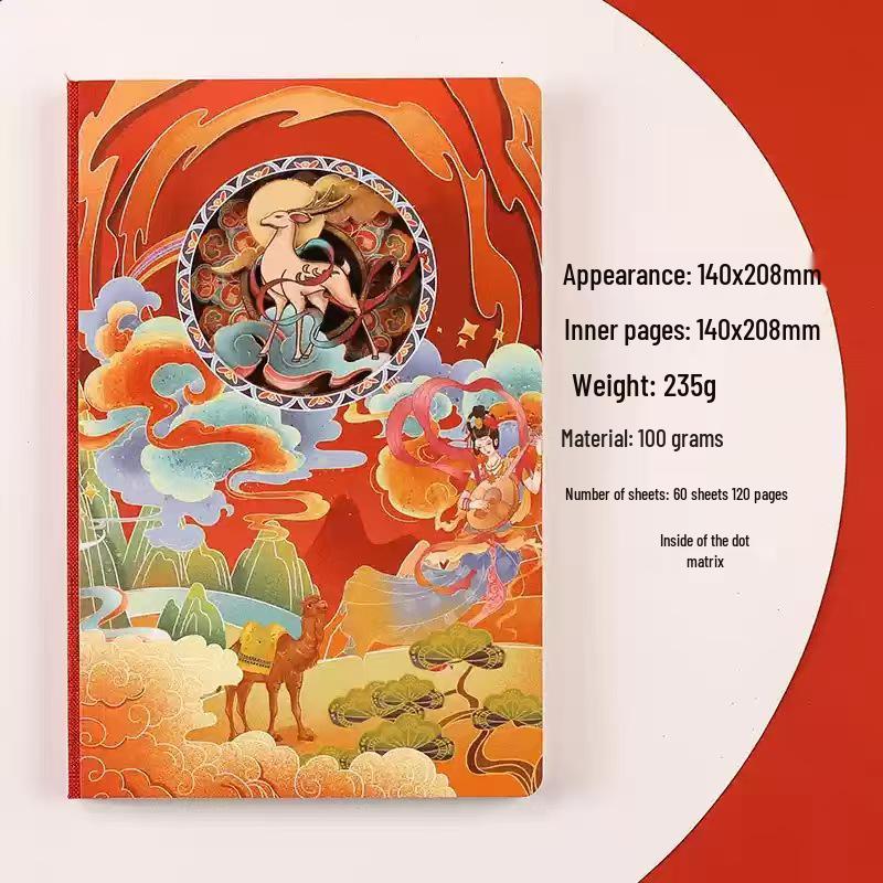 3D Paper Sculpture Notebook: Customizable Hollowed-Out Souvenir with Tourist Attractions Stamp Collection and Check-In Diary.