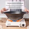 ZISIZ 33cm Cast Iron Wok with Lid