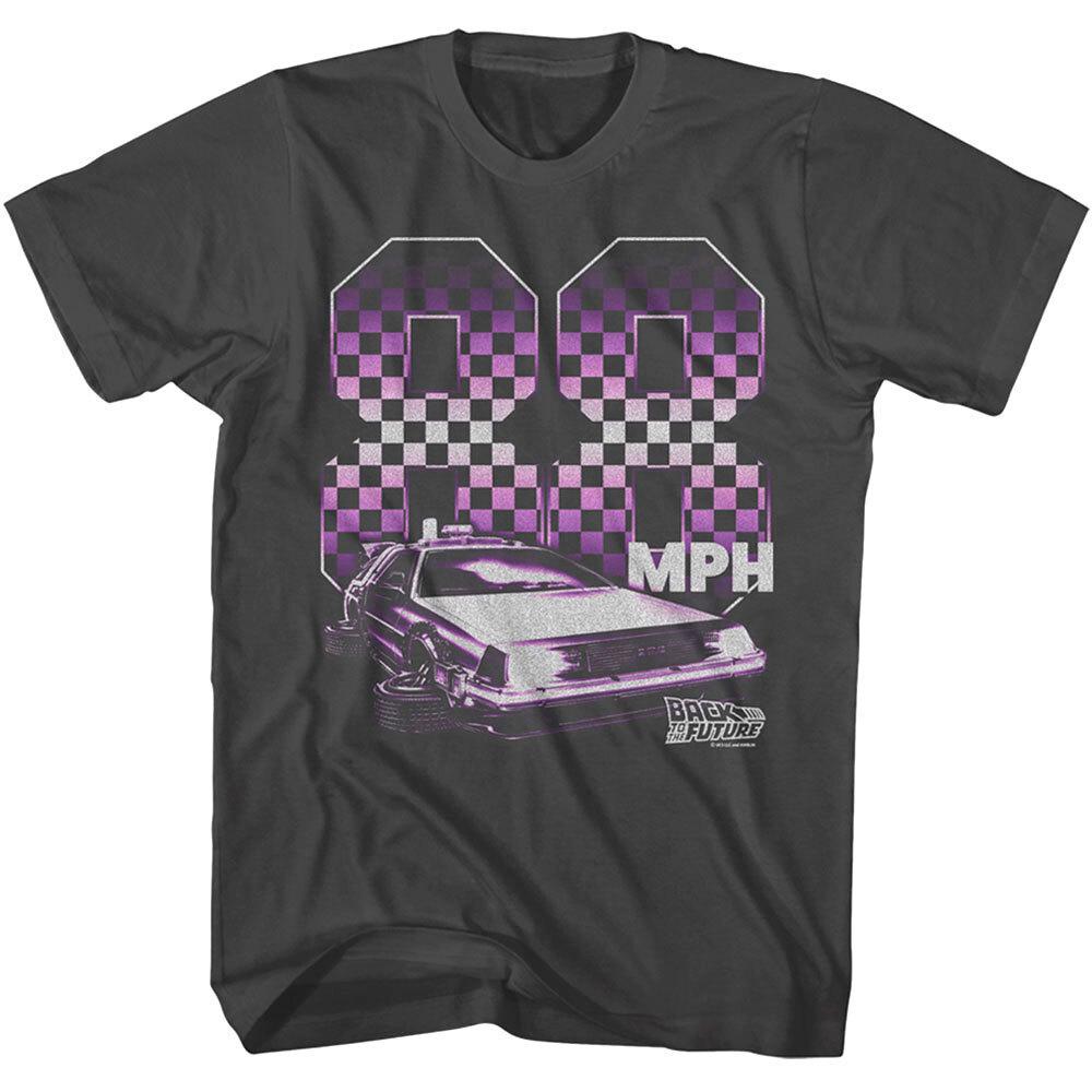 Back to The Future 88mph Checkerboard Men T Shirt XXXXL
