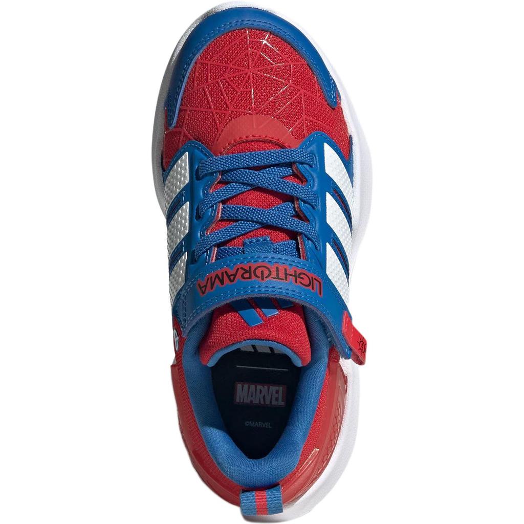 Adidas Marvel X  Lightorama Rnr Spider-Man Comfortable Kids Running Shoes Kids sneaker Blue Red JR2334