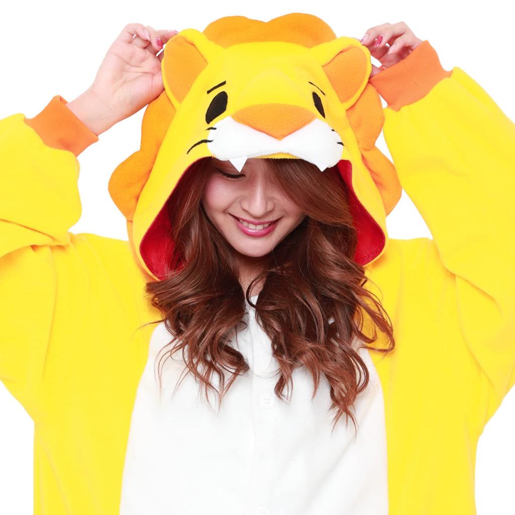 SAZAC Fleece Lion Kigurumi 2745