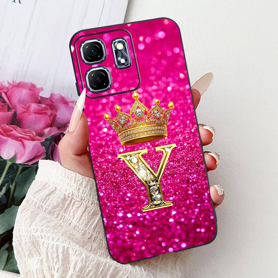 For Infinix Hot 50i Case Stylish Letter Cover X6531 X6531B Soft Silicone Phone Case For Infinix Hot 50i Hot50i Back Cover