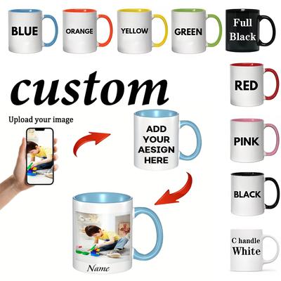 1 11oz personalisierte Tasse, individuelle Tasse mit Name Bild Text, Kaffeetasse, Teetasse, Muttertag, Hochzeitsgeschenk, Erinnerungsgeschenk