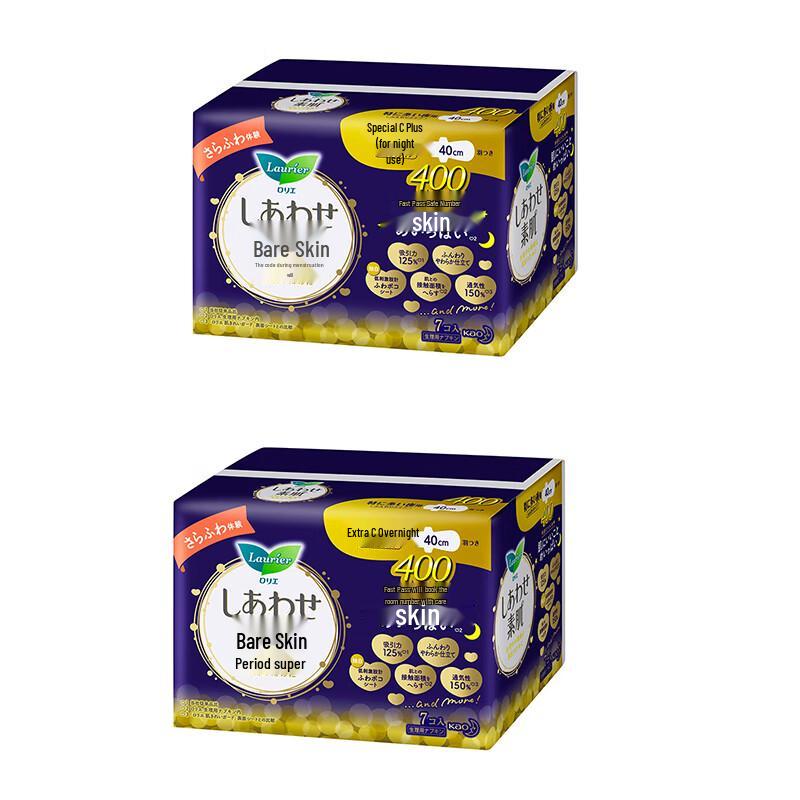 

Kao F Series Breathable Cotton Sanitary Pads, 40cm Night Use