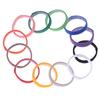 Id 12pcs Adjustable Collars Velcro Whelping Bands Puppy Kitten Newborn Tags Pet