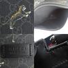 Used GUCCI Shoulder Bag 474137 GG Supreme Canvas Black Gray Dora