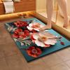 Printed household floor mats, bathroom absorbent floor mats, bedroom living room door mats, home decoration carpets