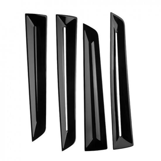Gloss Black Interior Rear Door Panel Trim Strip Cover For Honda Civic -2025