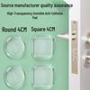 High-Transparency Anti-Collision Door Stopper & Silent Silicone Buffer Pad