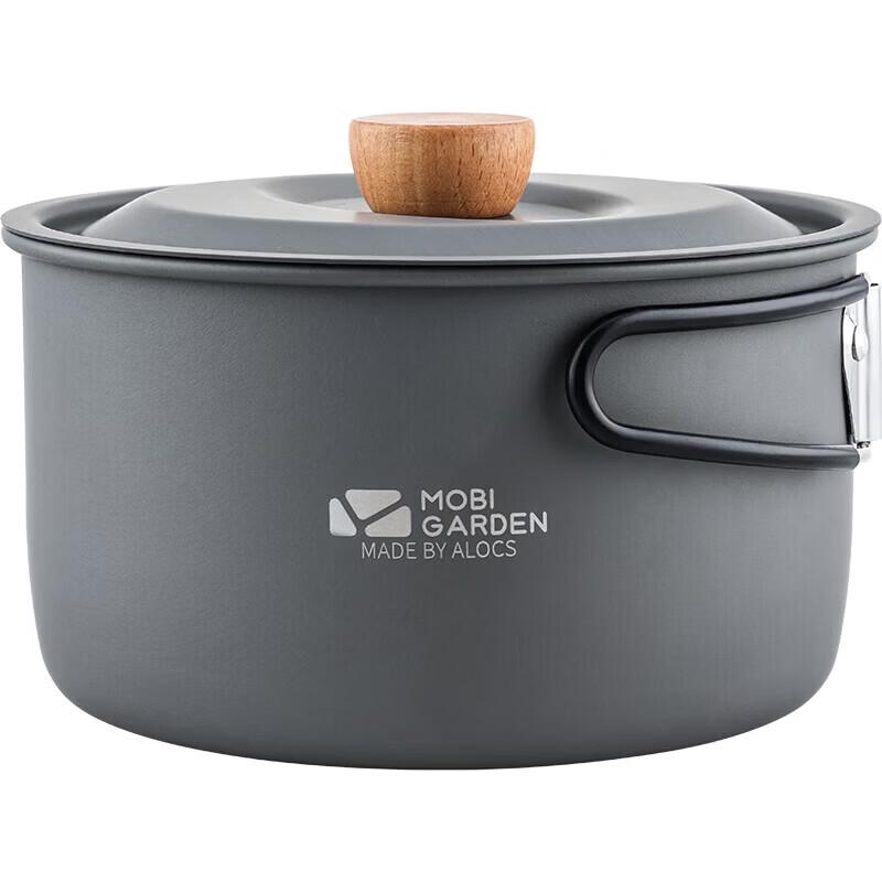 MOBIGARDEN 2.2L Aluminum Camping Pot