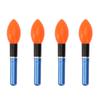 4pcs Bobber Light Glow Sticks Reusable Bulb Type Electronic Fishing Floats Light Stick for Night Fishing Red
