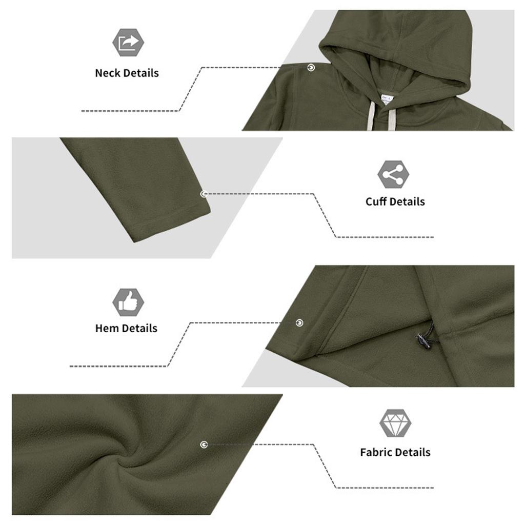Men's Hoodie Long Sleeve Pullover Sweatshirt for Fall Winter