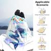 Mermaid Style54 Customize Your Name Blanket Gift Customizable Blanket Ultra-Soft Throw For Bedding Livingroom Bed Home Decor Four Seasons Universal
