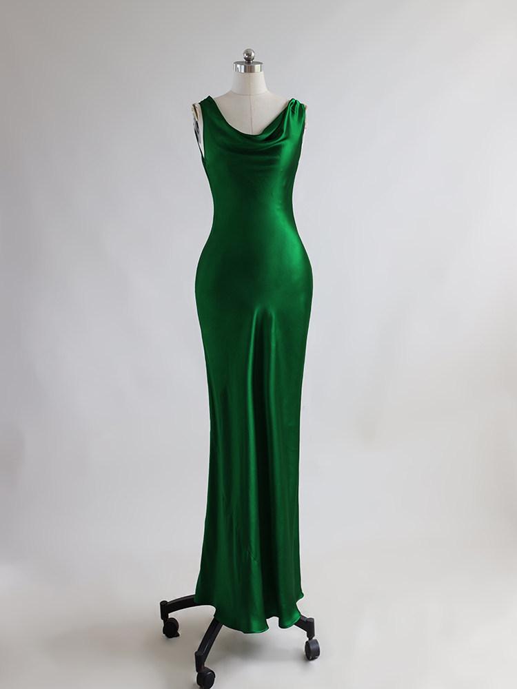 Elegant European Seaside Tyndall Effect Evening Dress