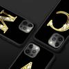Letter Alphabet Case For Apple IPhone 18 11 13 12 Pro 7 XR X XS Max 8 6 6S Plus 5 5S SE 2020 13Pro Black Phone Cover Capa