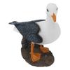 Resin Seagull Statue Sea Bird Figurine Mediterranean Style Ornament for Home Landscape Office Decoration