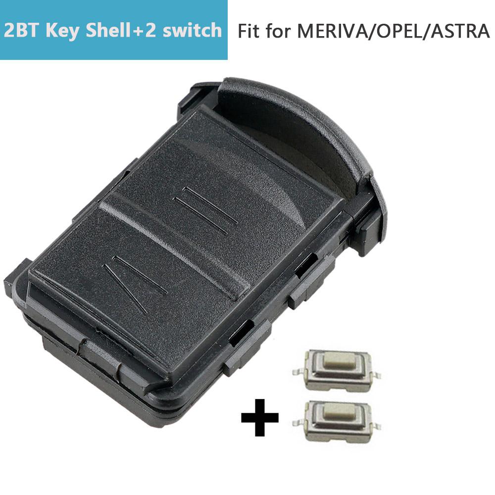 

2 Buttons Car Key Remote Control Housing Replacement Fit for OPEL AGILA MERIVA CORSA_C COMBO ASTRA Car Key Shell