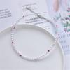Weiße elegante Frauen Schlüsselbein Kette Perle Perlen Halskette paar Geschenk Halsband Schmuck