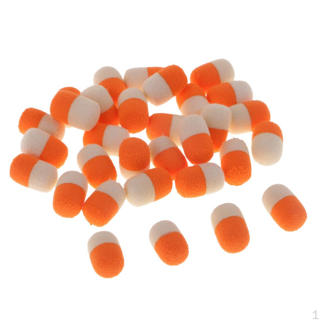

Бойлы Карп s Рыбалка Бусины Плавающие Мягкие Orange + White