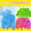 Clear Jelly Crunchy Slime Kit, 6 Packs Slime Kits for Girls, Non Sticky Slime for Kids, DIY Premade Crystal Glue Boba Slime Set, Super Soft Sludge Toy