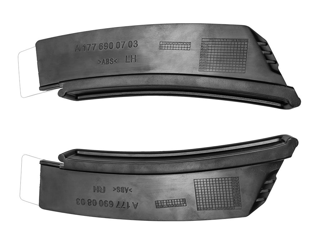 2 szt. Tylny zderzak, osłona błotnika, rozszerzenie błotnika, błotnik, warga, błotnik do Mercedesa Benz klasy A W177 Hatchback AMG A180 A200 A250 A35 2019-2024