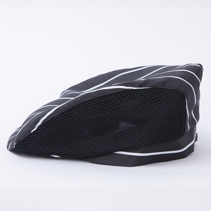 Waiter Beret Breathable Mesh Chef Hat Catering Milk Tea Baking Work Hat Men Women