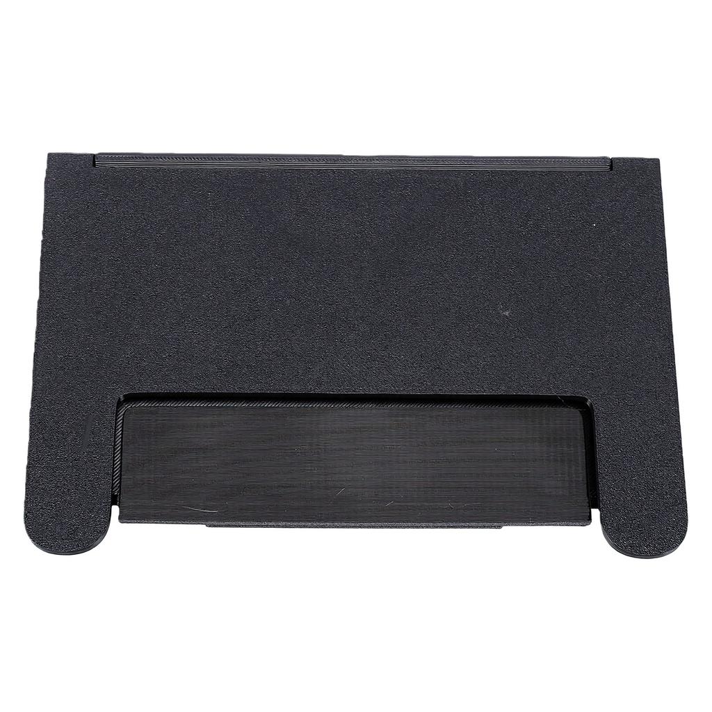 Mahjong Card Holder for Table Foldable 3D Printed Space Saving American Mahjong Under Mat Slide in Stand Black