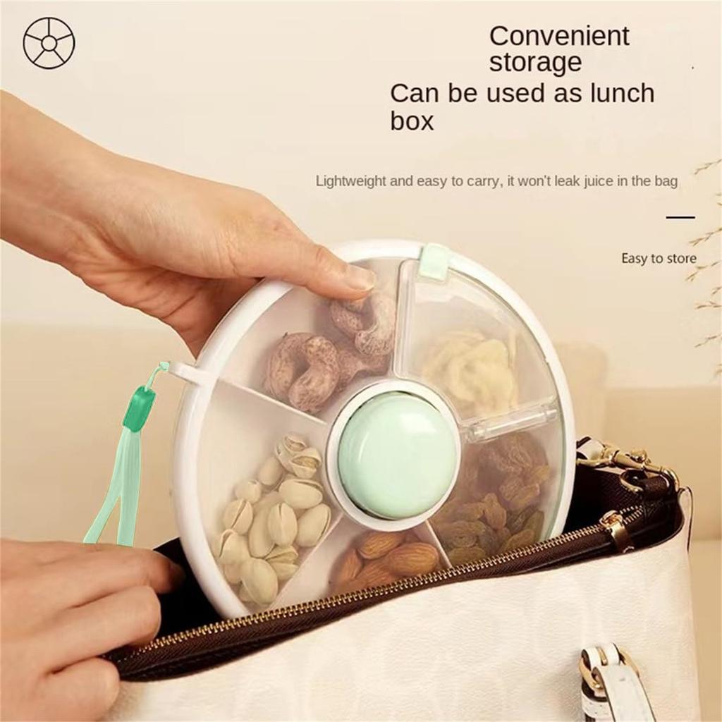 Rotating Storage Children Portable Melon Candy Organizer Storage Boxes Snack Container For Kids