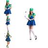 Elegant Luigi Workmen Skirt Version Costume For Women With Perfect Stitches