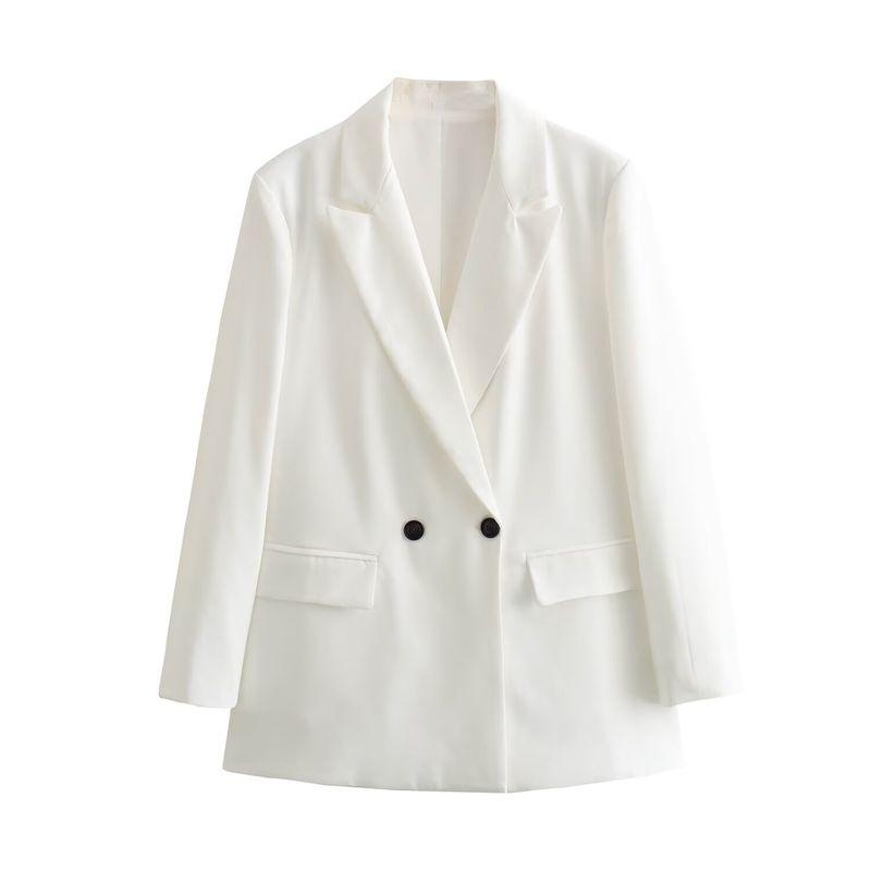 Araltay New Arrival Fashion Style Women's Clothing Fashion All-Match Pure Color Profile Double Breasted Suit Outwear 2753122