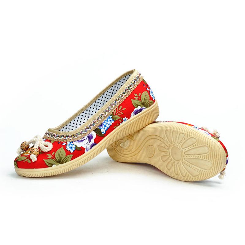 Prodyšné Lazy Boty Mateřská obuv Módní Látkové Boty Staré ploché boty Měkké boty Řidičské boty