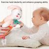 Baby Sleep Aid Plush Calming Toy Interactive Hand Puppet Soft Blanket With Chewable Silicone Teether Newborn Sensory Toy