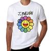 Onebalvin Floweres Tshirt Plus Size Loose Fit Tshirt