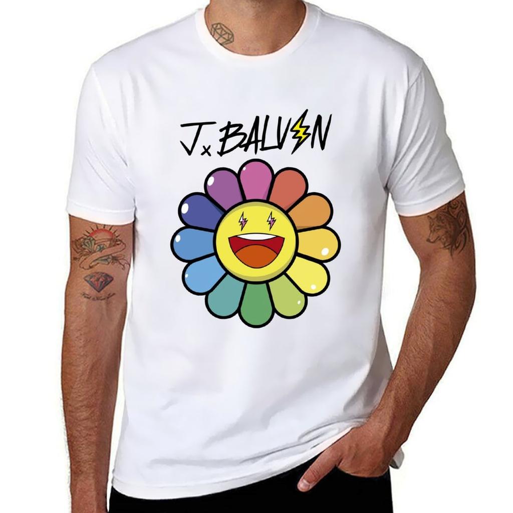 Onebalvin Floweres Tshirt Plus Size Loose Fit Tshirt