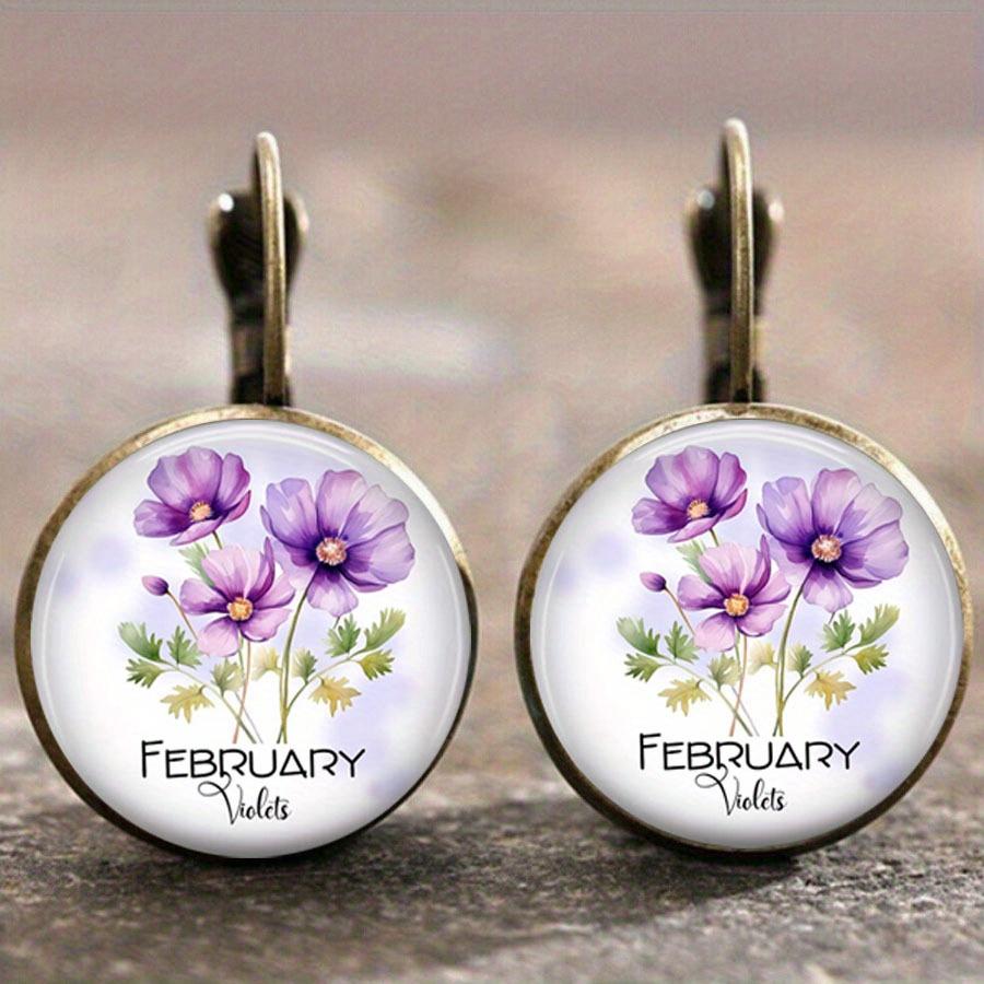 Fashion Earring Y2K Vintage Marigold Time Gem Flower Ear Buckle